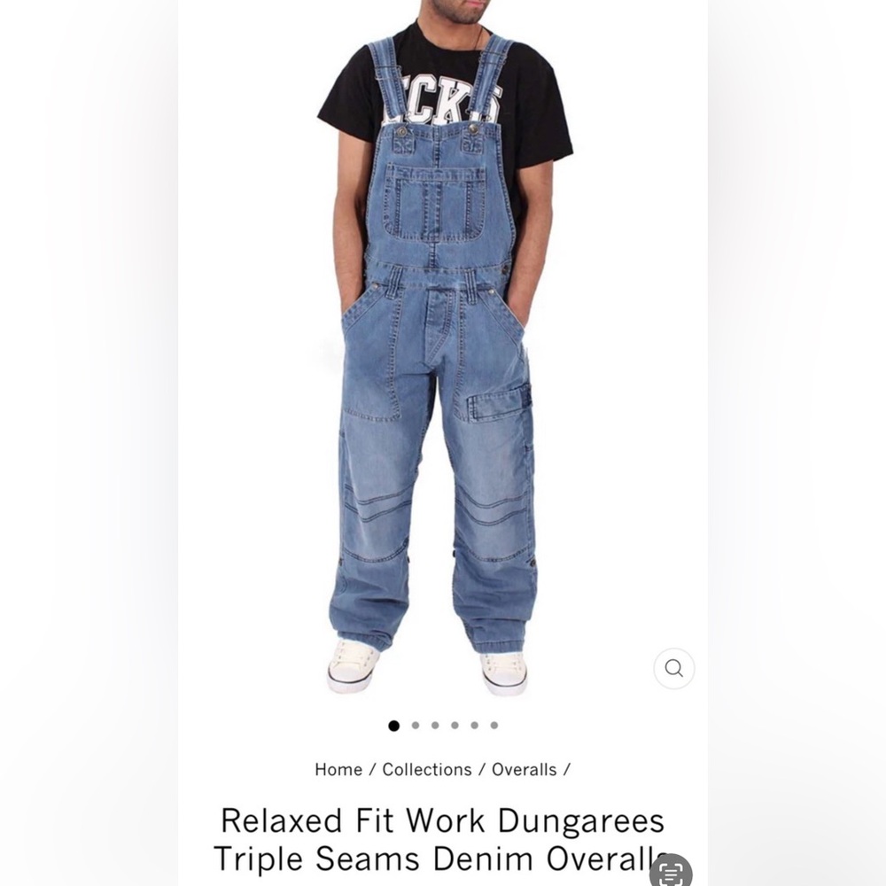 Men’s New Relaxed Overalls